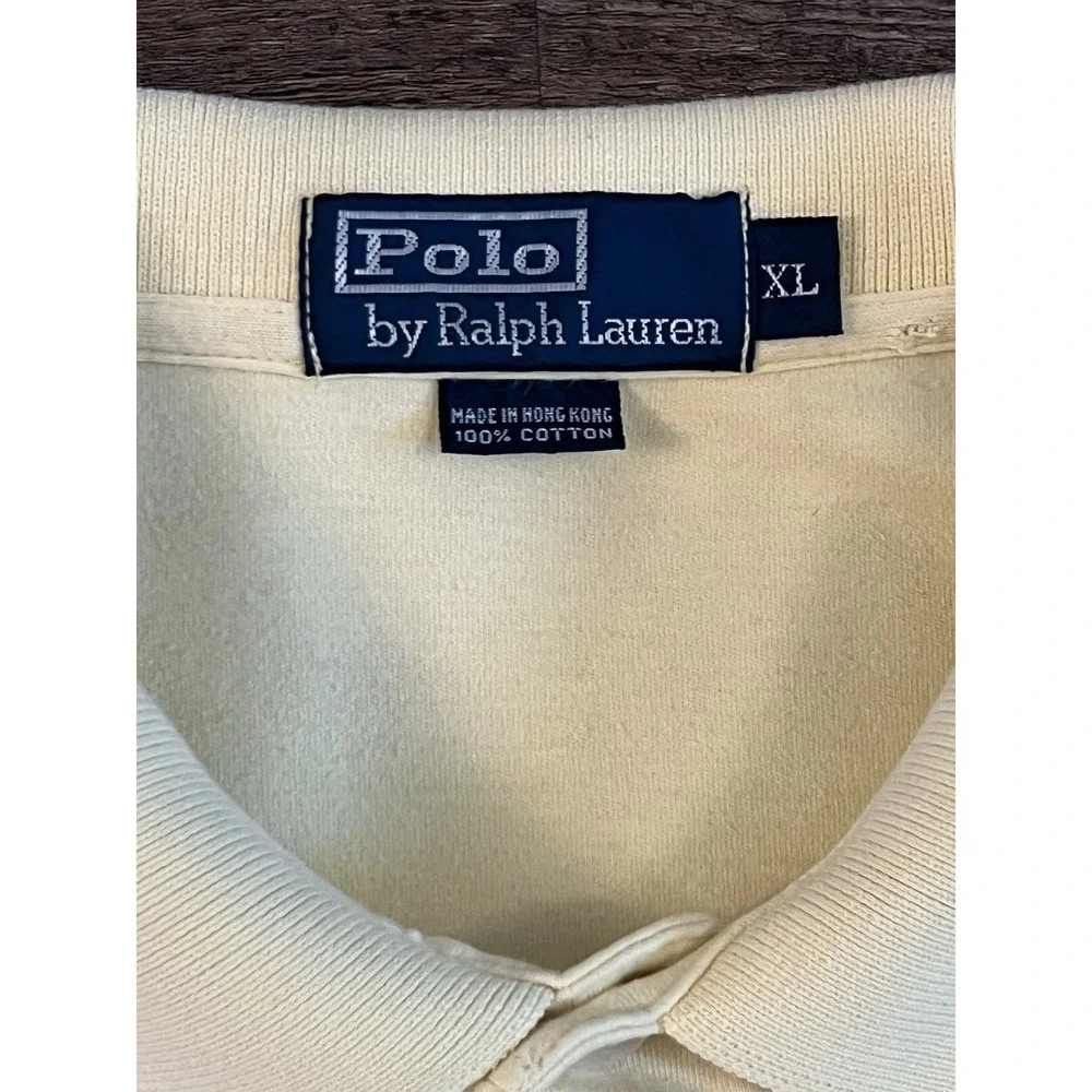 Vintage‎ Polo Ralph Lauren Mens Polo Shirt X-large Hong Kong F17